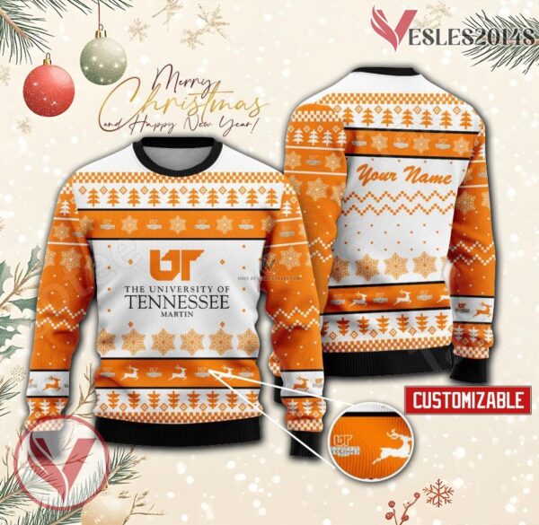 The University of Tennessee-Martin Custom Ugly Christmas Sweater, Unique Gift For Fans - Vesles2014s
