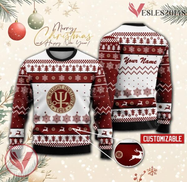 The Wright Institute Custom Ugly Christmas Sweater, Unique Gift For Fans - Vesles2014s