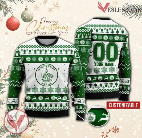 Thrasivoulos Custom Ugly Christmas Sweater, Unique Gift For Fans - Vesles2014s