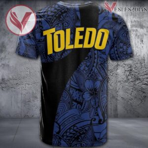 Toledo Rockets NCAA Polynesian Pattern Shirt, Unique Gifts For Fans - Vesles2014s 1