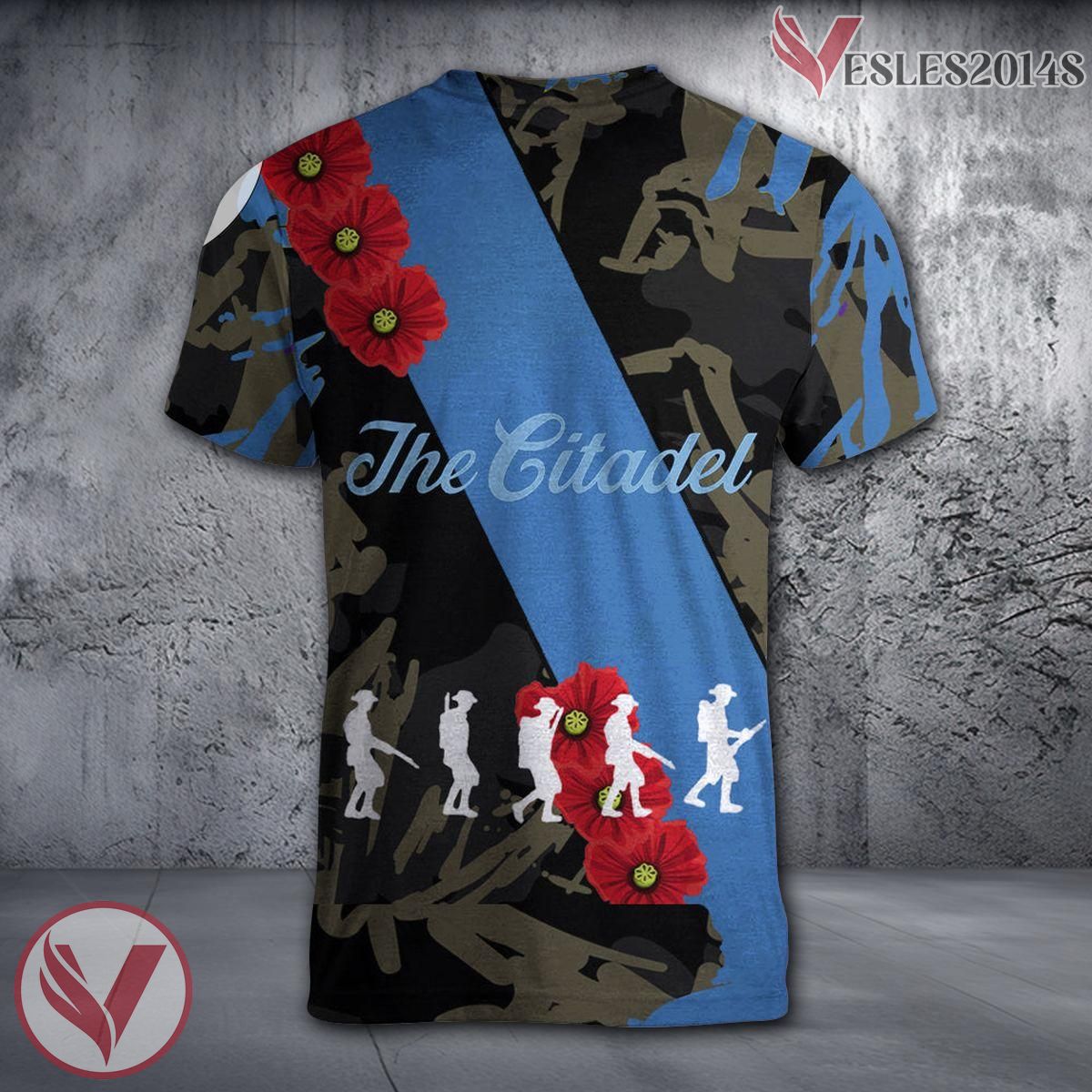 Toledo Rockets NCAA With Red Poppy Flower 3D Shirt, Unique Gift For Fans - Vesles2014S 1