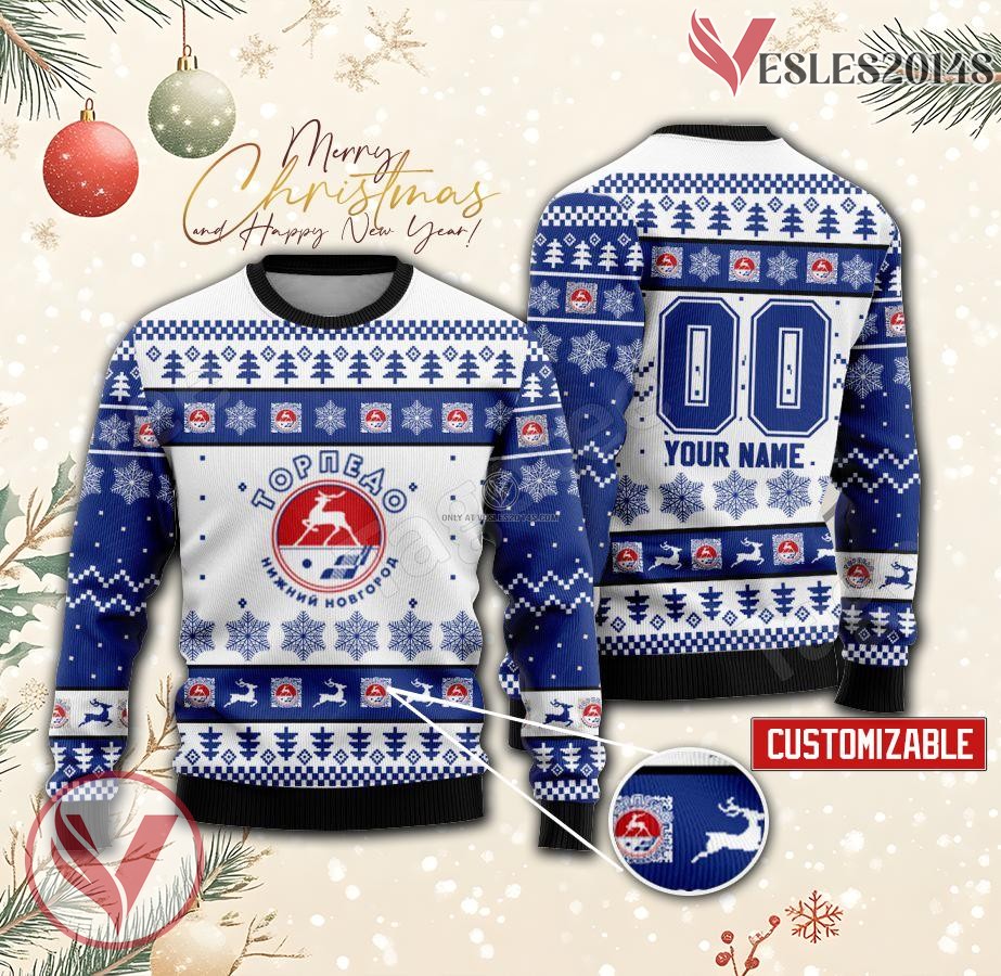 Torpedo Nizhny Novgorod Women Hockey Custom Ugly Christmas Sweater, Unique Gift For Fans - Vesles2014s