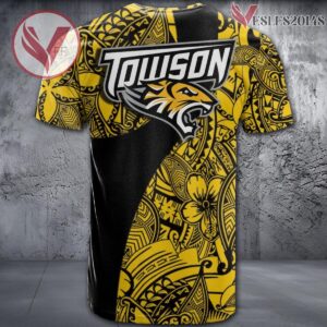 Towson Tigers NCAA Polynesian Pattern Shirt, Unique Gifts For Fans - Vesles2014s 1