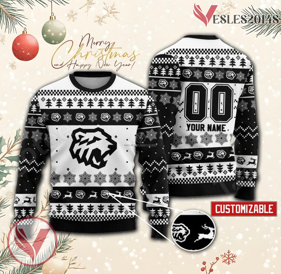 Tractor Chelyabinsk Hockey Custom Ugly Christmas Sweater, Unique Gift For Fans - Vesles2014s
