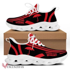 Travelers Insurance Logo Custom Shoes, Best Running Shoes For Fans - Vesles2014S 1
