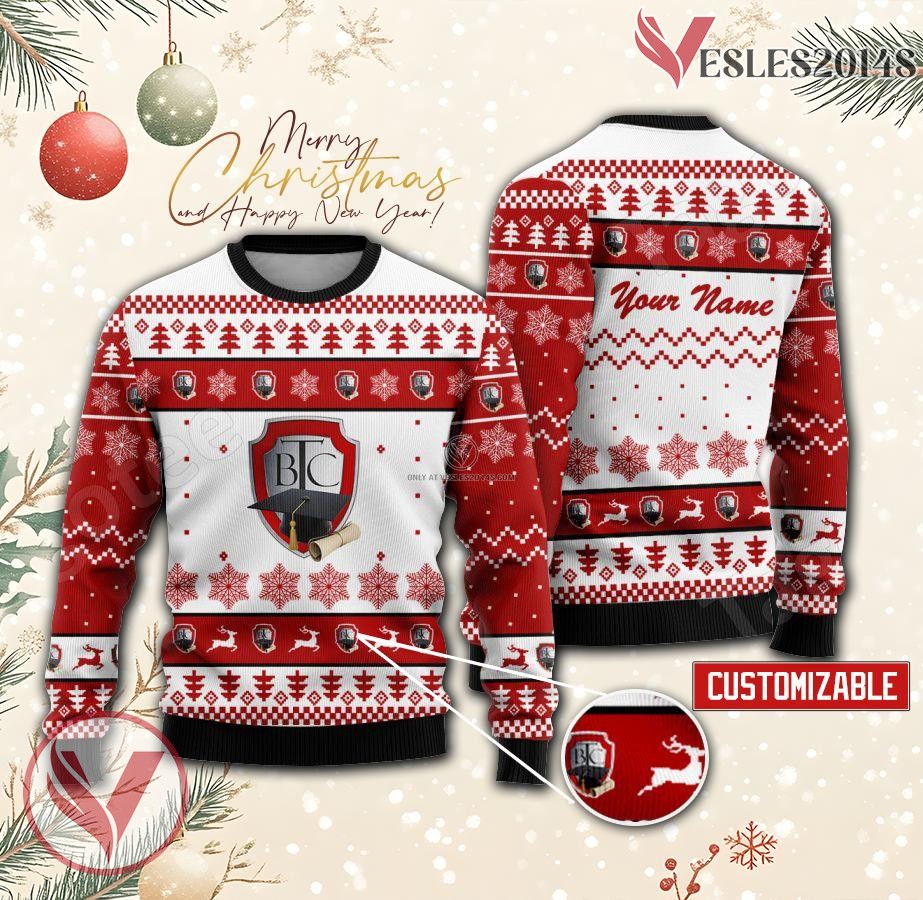 Trend Barber College Custom Ugly Christmas Sweater, Unique Gift For Fans - Vesles2014s