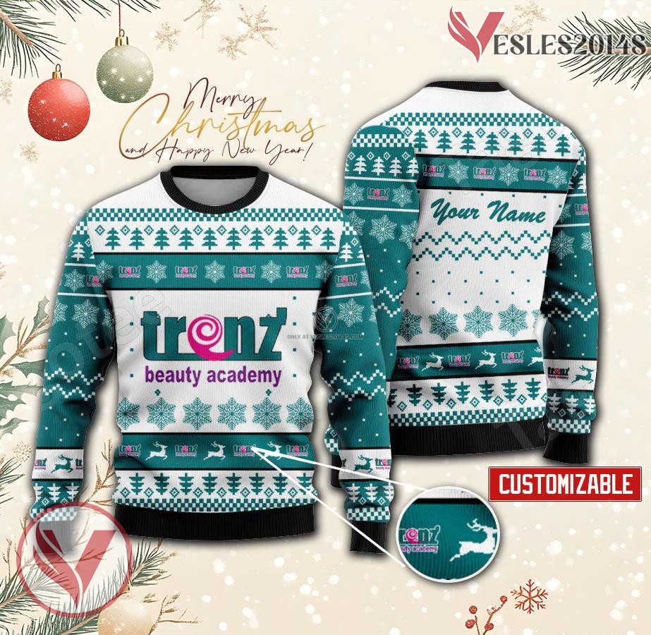Trenz Beauty Academy Custom Ugly Christmas Sweater, Unique Gift For Fans - Vesles2014s