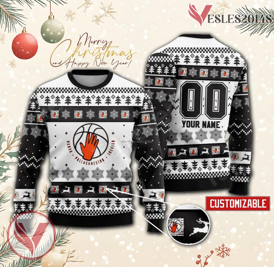 Treviso Women Basketball Custom Ugly Christmas Sweater, Unique Gift For Fans - Vesles2014s