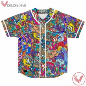 Trippy Doddles Baseball Jersey - Vesles2014s