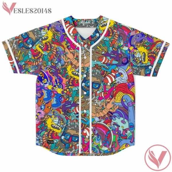 Trippy Doddles Baseball Jersey - Vesles2014s