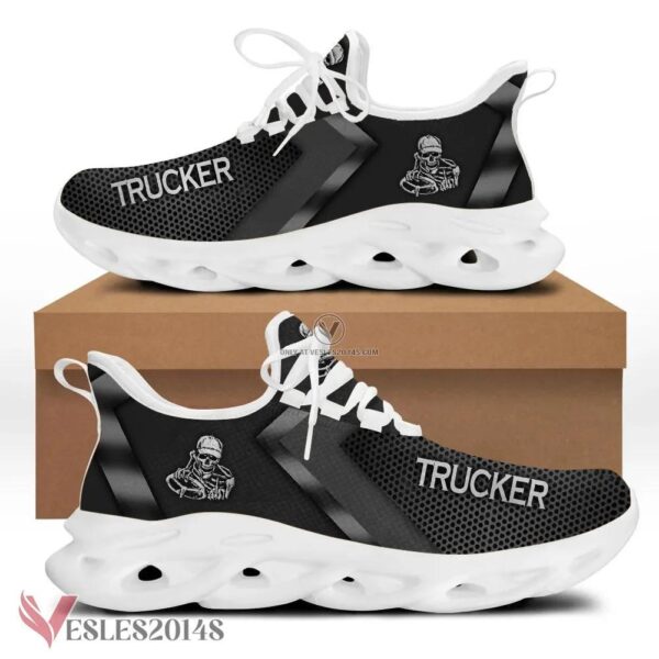 Trucker Custom Shoes, Best Running Shoes For Fans - Vesles2014S 1