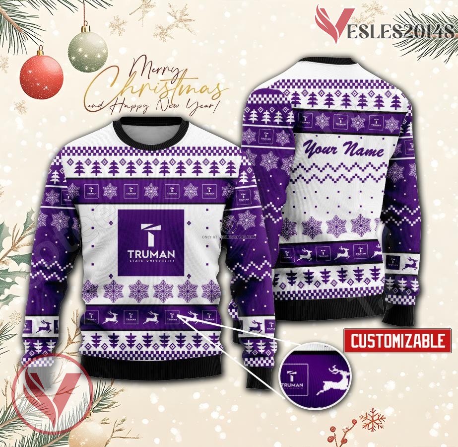 Truman State University Custom Ugly Christmas Sweater, Unique Gift For Fans - Vesles2014s