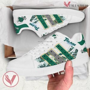 Tulane Green Wave Print Stan Smith Shoes, Best Sneaker For Fans - Vesles2014s 1