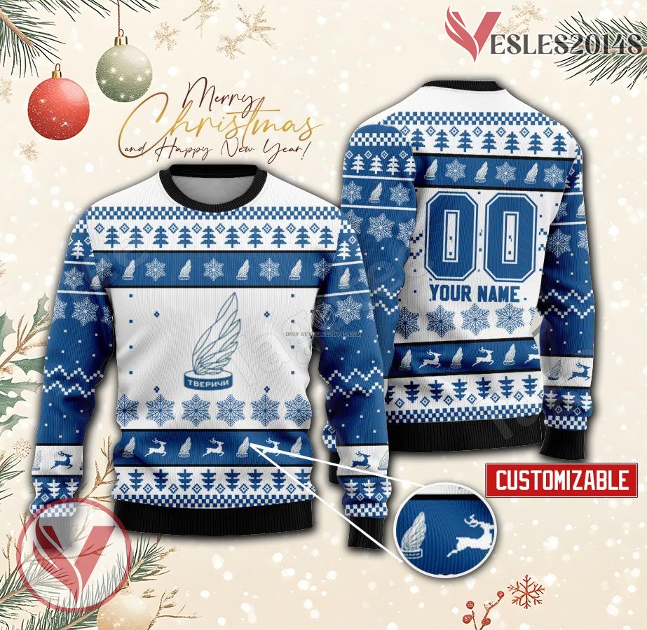 Tverichi Hockey Custom Ugly Christmas Sweater, Unique Gift For Fans - Vesles2014s