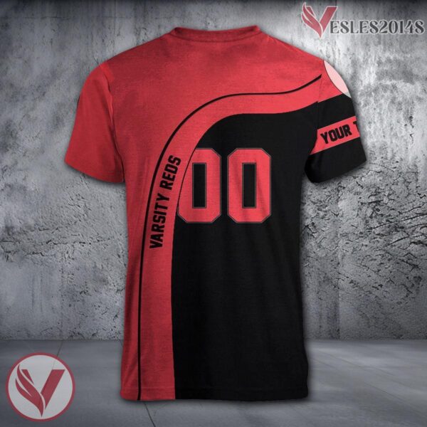 UNB Varsity Reds Custom Shirt, Curve CA CIS Personalized Gifts For Fans - Vesles2014s 1