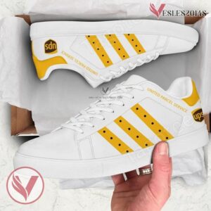 UPS Logo Print Stan Smith Shoes, Unique Sneaker For Fans - Vesles2014s