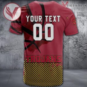 USC Trojans Basketball Grunge Pattern Unique Personalized T Shirts - Vesles2014S 1