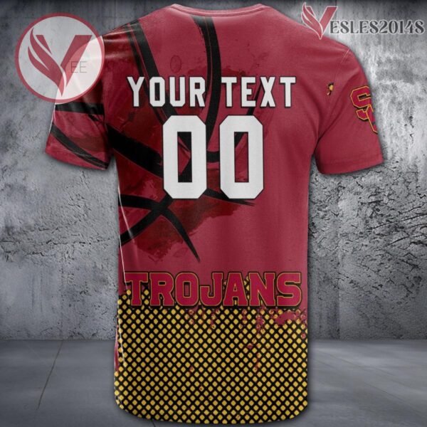 USC Trojans Basketball Grunge Pattern Unique Personalized T Shirts - Vesles2014S 1