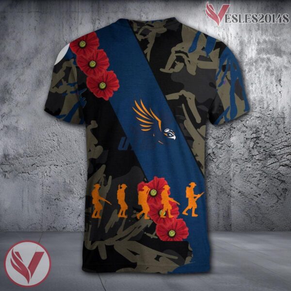 USC Upstate Spartans NCAA With Red Poppy Flower 3D Shirt, Unique Gift For Fans - Vesles2014S 1