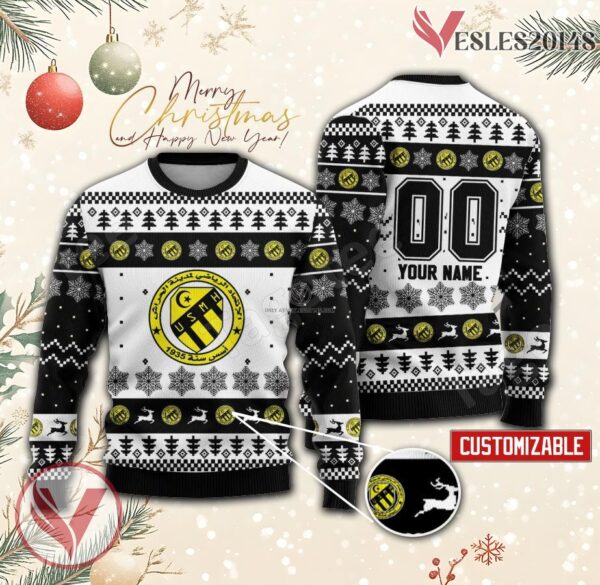 USM El Harrach Custom Ugly Christmas Sweater, Unique Gift For Fans - Vesles2014s