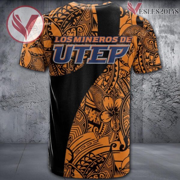 UTEP Miners NCAA Polynesian Pattern Shirt, Unique Gifts For Fans - Vesles2014s 1