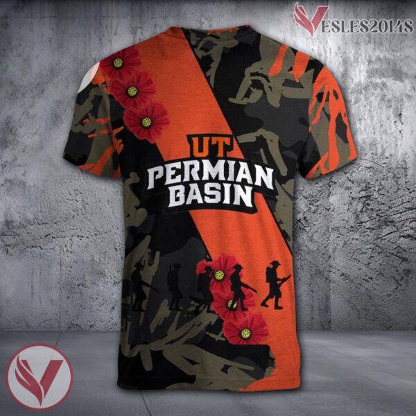 UTEP Miners NCAA With Red Poppy Flower 3D Shirt, Unique Gift For Fans - Vesles2014S 1