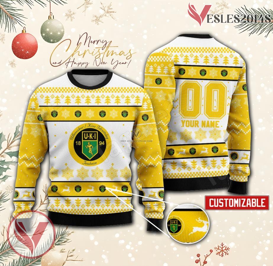 Ullensaker Kisa IL Custom Ugly Christmas Sweater, Unique Gift For Fans - Vesles2014s