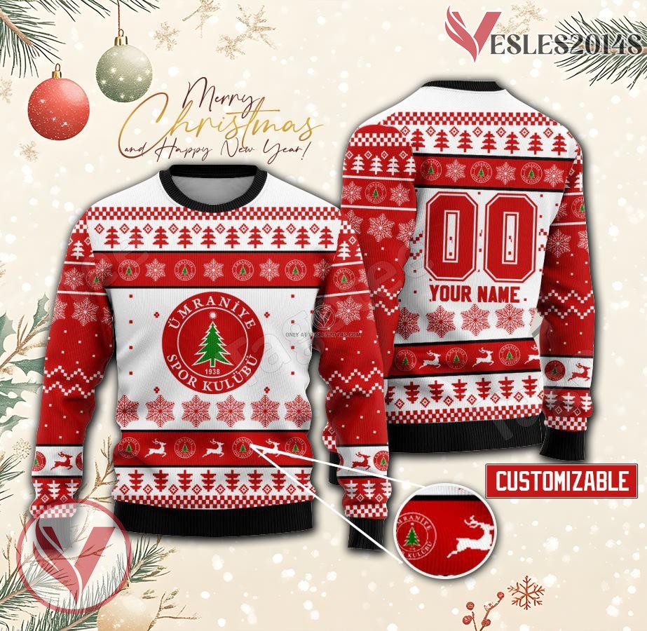 Umraniyespor Custom Ugly Christmas Sweater, Unique Gift For Fans - Vesles2014s
