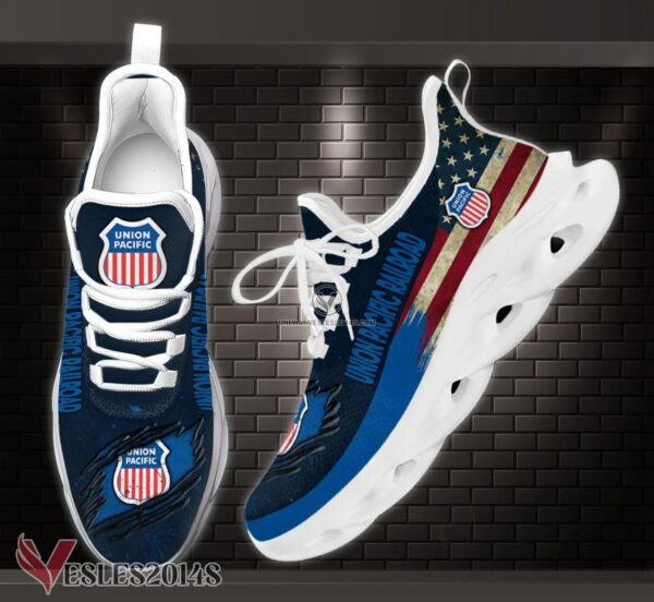Union Pacific Railroad Custom Shoes Style 1, Best Running Shoes For Fans - Vesles2014S 1