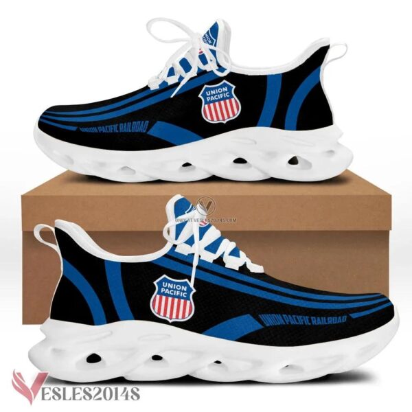 Union Pacific Railroad Logo Custom Shoes, Best Running Shoes For Fans - Vesles2014S 1