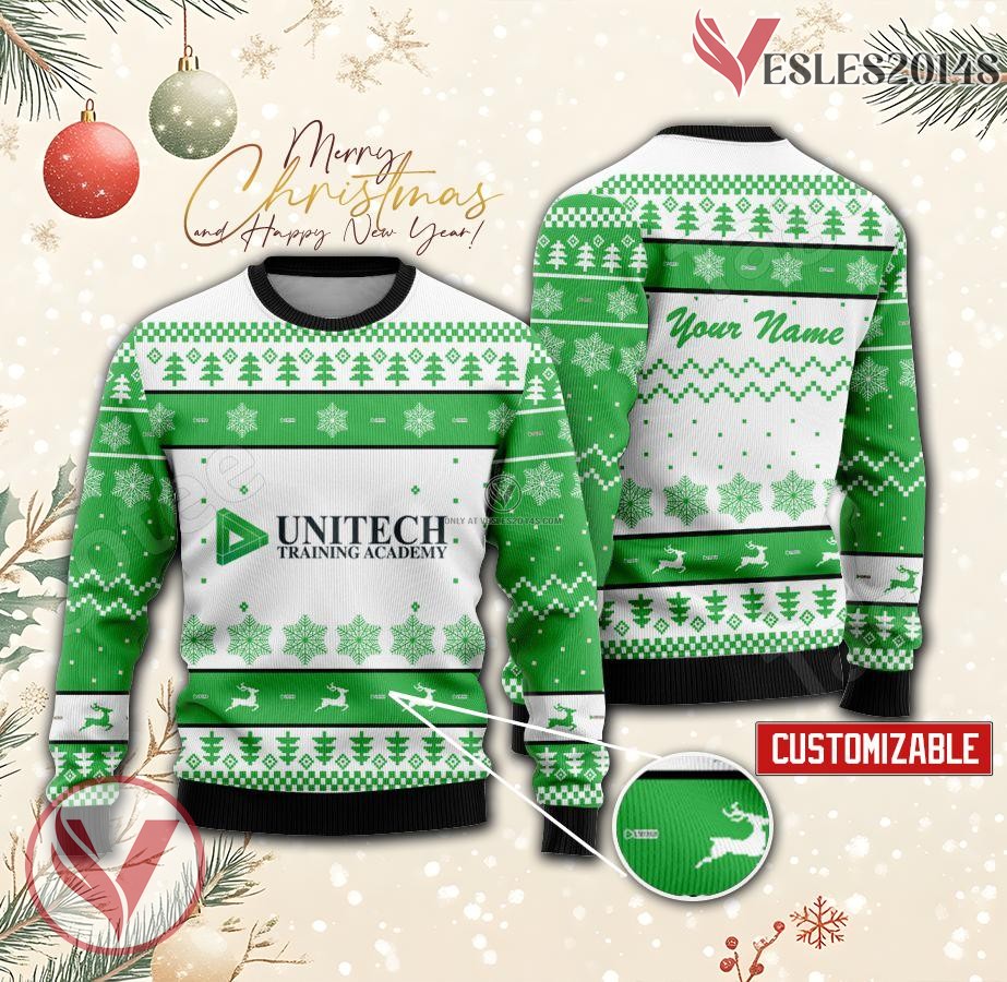Unitech Training Academy-West Monroe Custom Ugly Christmas Sweater, Unique Gift For Fans - Vesles2014s