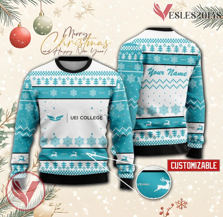 United Education Institute-West Covina Custom Ugly Christmas Sweater, Unique Gift For Fans - Vesles2014s