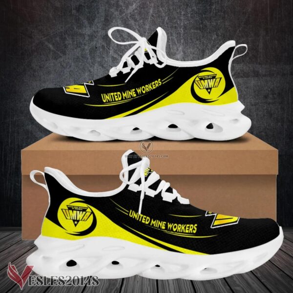 United Mine Workers Custom Shoes, Best Running Shoes For Fans - Vesles2014S 1