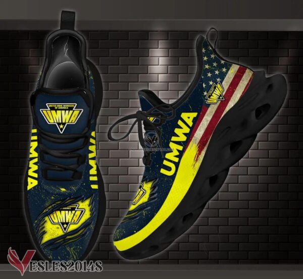United Mine Workers Custom Shoes Style 1, Best Running Shoes For Fans - Vesles2014S