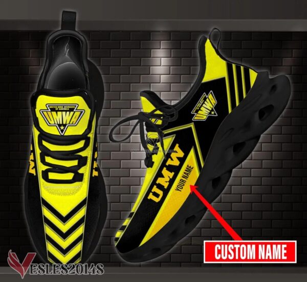 United Mine Workers Custom Shoes Style 2, Best Running Shoes For Fans - Vesles2014S