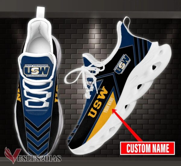 United Steelworkers Custom Shoes Style 2, Best Running Shoes For Fans - Vesles2014S 1