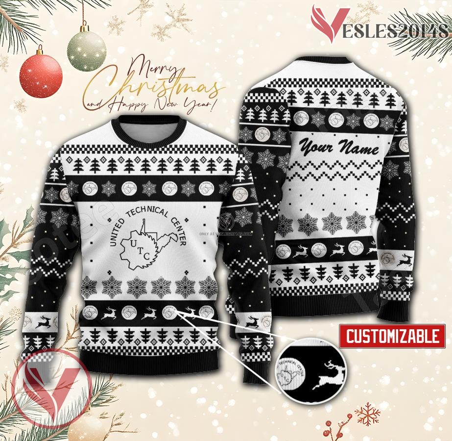 United Technical Center Custom Ugly Christmas Sweater, Unique Gift For Fans - Vesles2014s