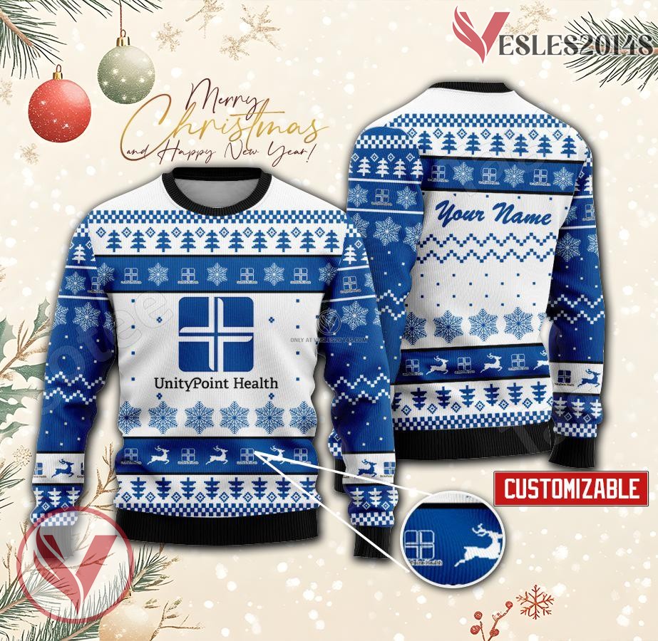 UnityPoint Health Custom Ugly Christmas Sweater, Unique Gift For Fans - Vesles2014s