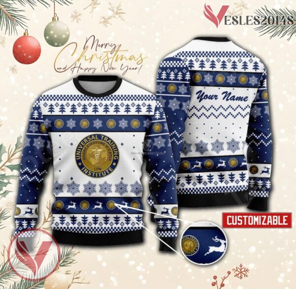Universal Training Institute Custom Ugly Christmas Sweater, Unique Gift For Fans - Vesles2014s