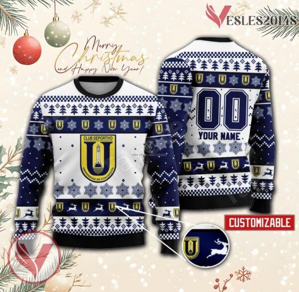 Universidad de Concepción Custom Ugly Christmas Sweater, Unique Gift For Fans - Vesles2014s
