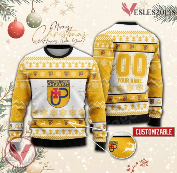 Universitario Popayán Custom Ugly Christmas Sweater, Unique Gift For Fans - Vesles2014s