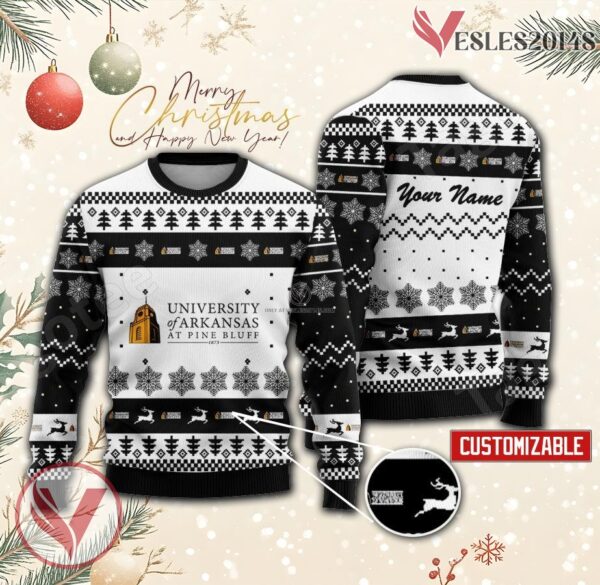 University of Arkansas at Pine Bluff Custom Ugly Christmas Sweater, Unique Gift For Fans - Vesles2014s