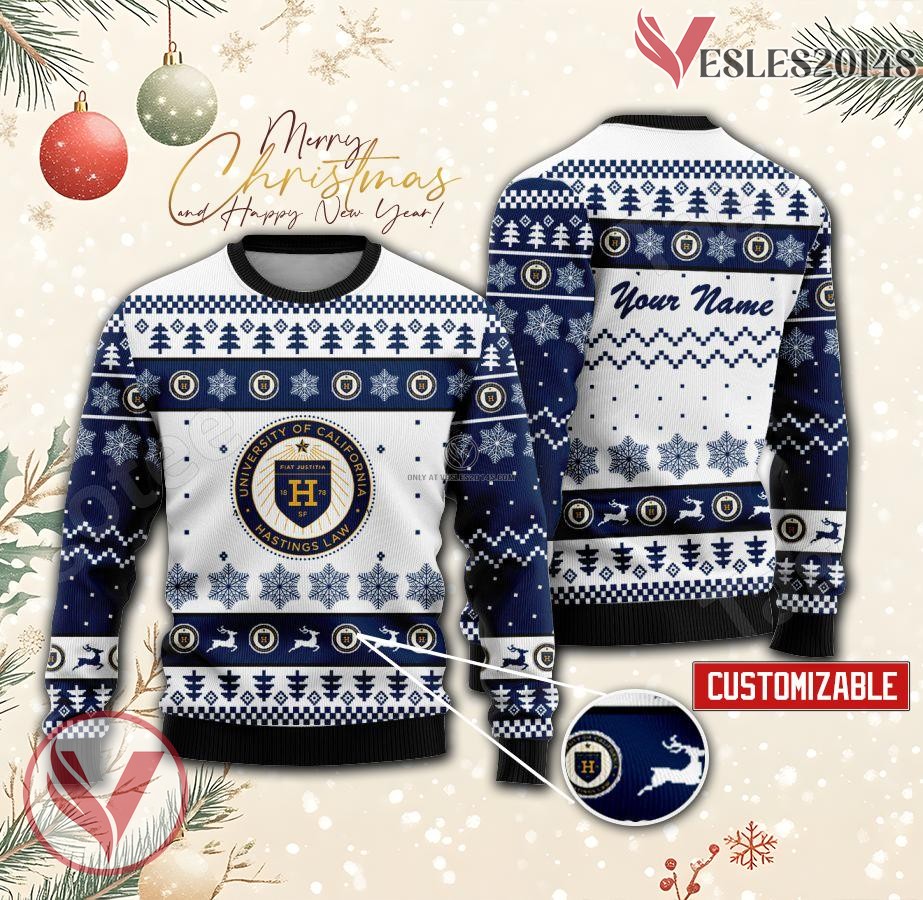 University of California-Hastings College of Law Custom Ugly Christmas Sweater, Unique Gift For Fans - Vesles2014s