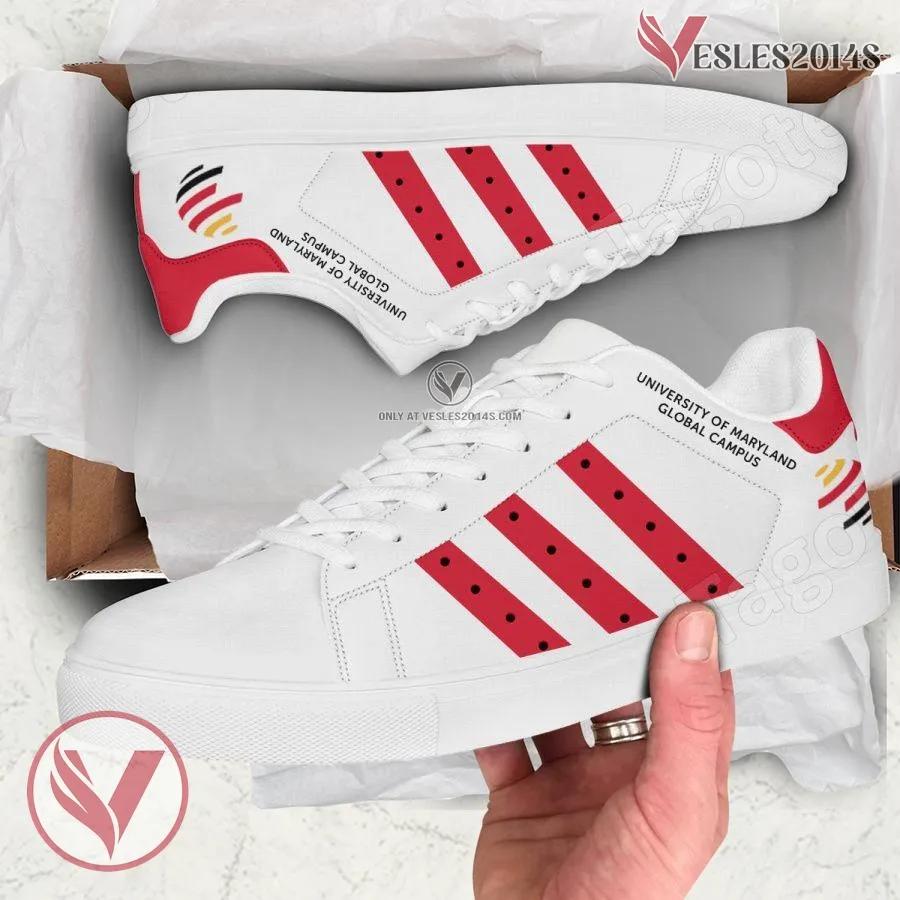 University of Maryland Global Campus Logo Stan Smith Shoes For Men And Womens - Vesles2014s
