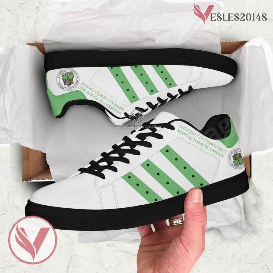 University of Puerto Rico-Medical Sciences Campus Logo Low Top Shoes, Unique Sneaker For Fans - Vesles2014s 1