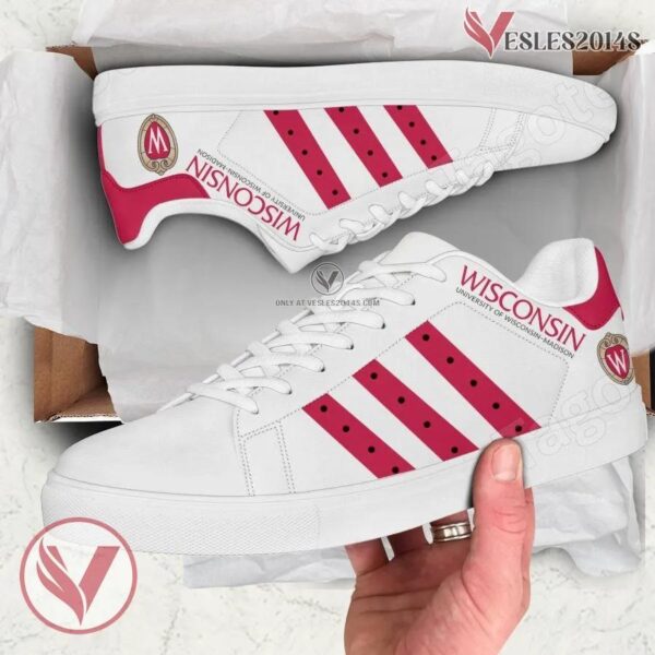 University of Wisconsin-Madison Stan Smith Shoes, Unique Sneaker For Fans - Vesles2014s