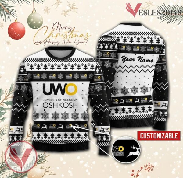University of Wisconsin-Oshkosh Custom Ugly Christmas Sweater, Unique Gift For Fans - Vesles2014s