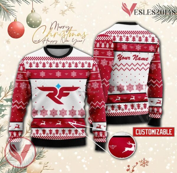 University of Wisconsin-River Falls Custom Ugly Christmas Sweater, Unique Gift For Fans - Vesles2014s