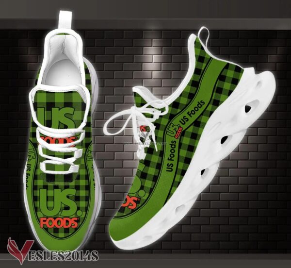 Us Foods Logo Custom Shoes Style 10, Best Running Shoes For Fans - Vesles2014S 1