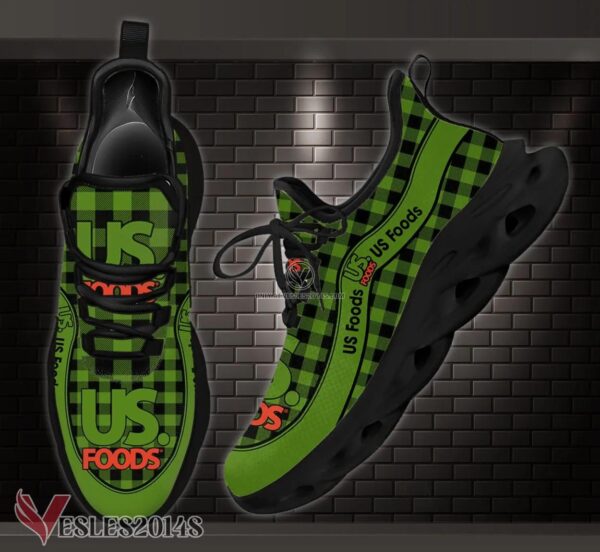 Us Foods Logo Custom Shoes Style 10, Best Running Shoes For Fans - Vesles2014S